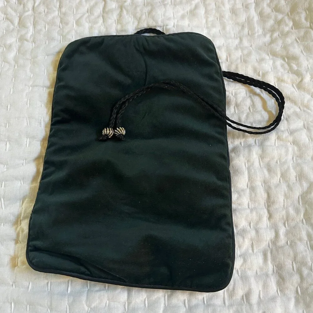 David Yurman Jewelry Roll - Velvet Green - Picture 2 of 4